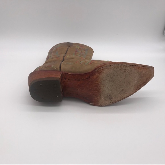 Pesos Bill Western Snip Toe Cowgirl Boots - Picture 8 of 8